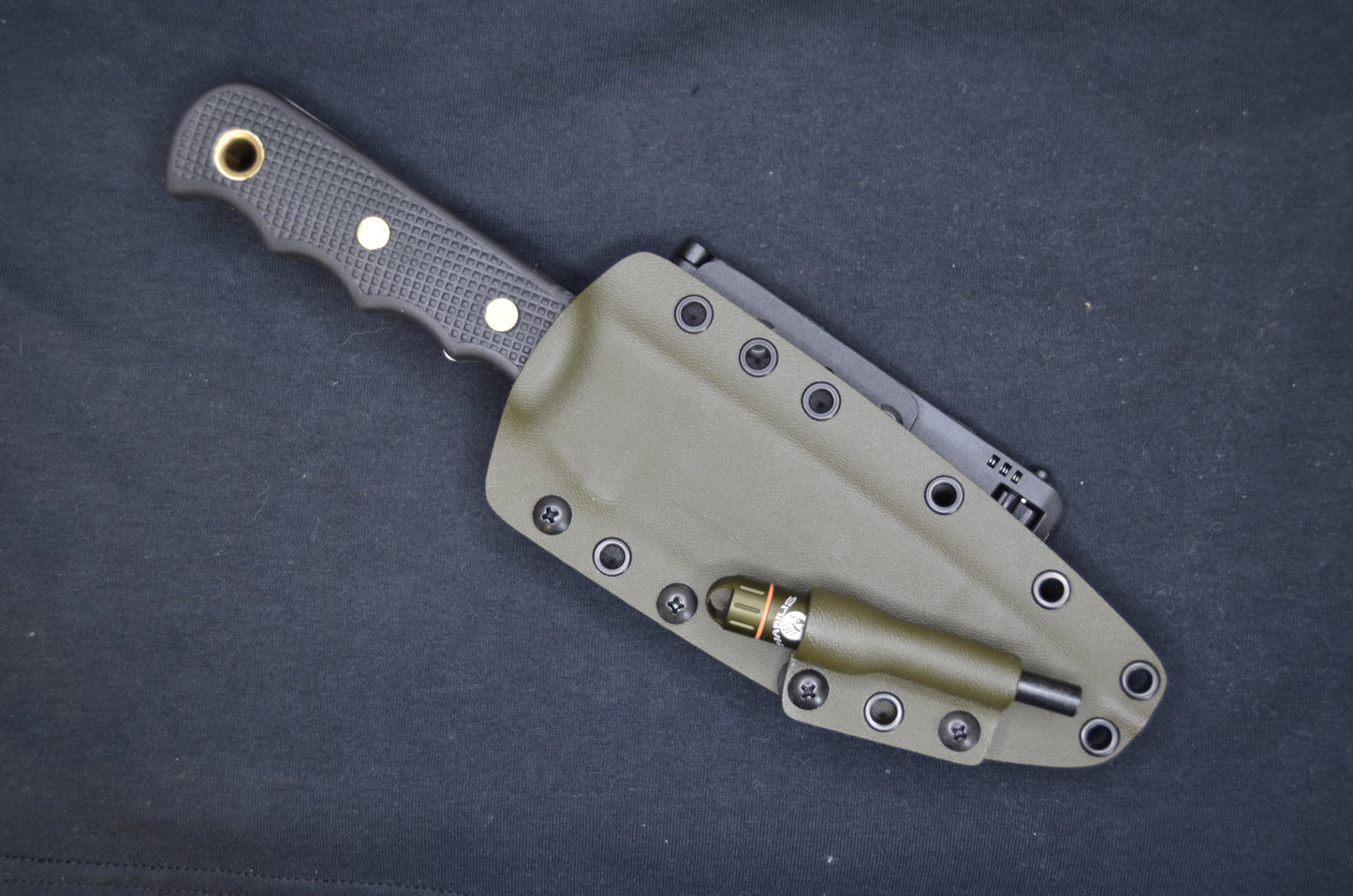EXOTAC FIRESTARTER WITH MATCHING KYDEX HOLDING LOOP ATTACHMENT