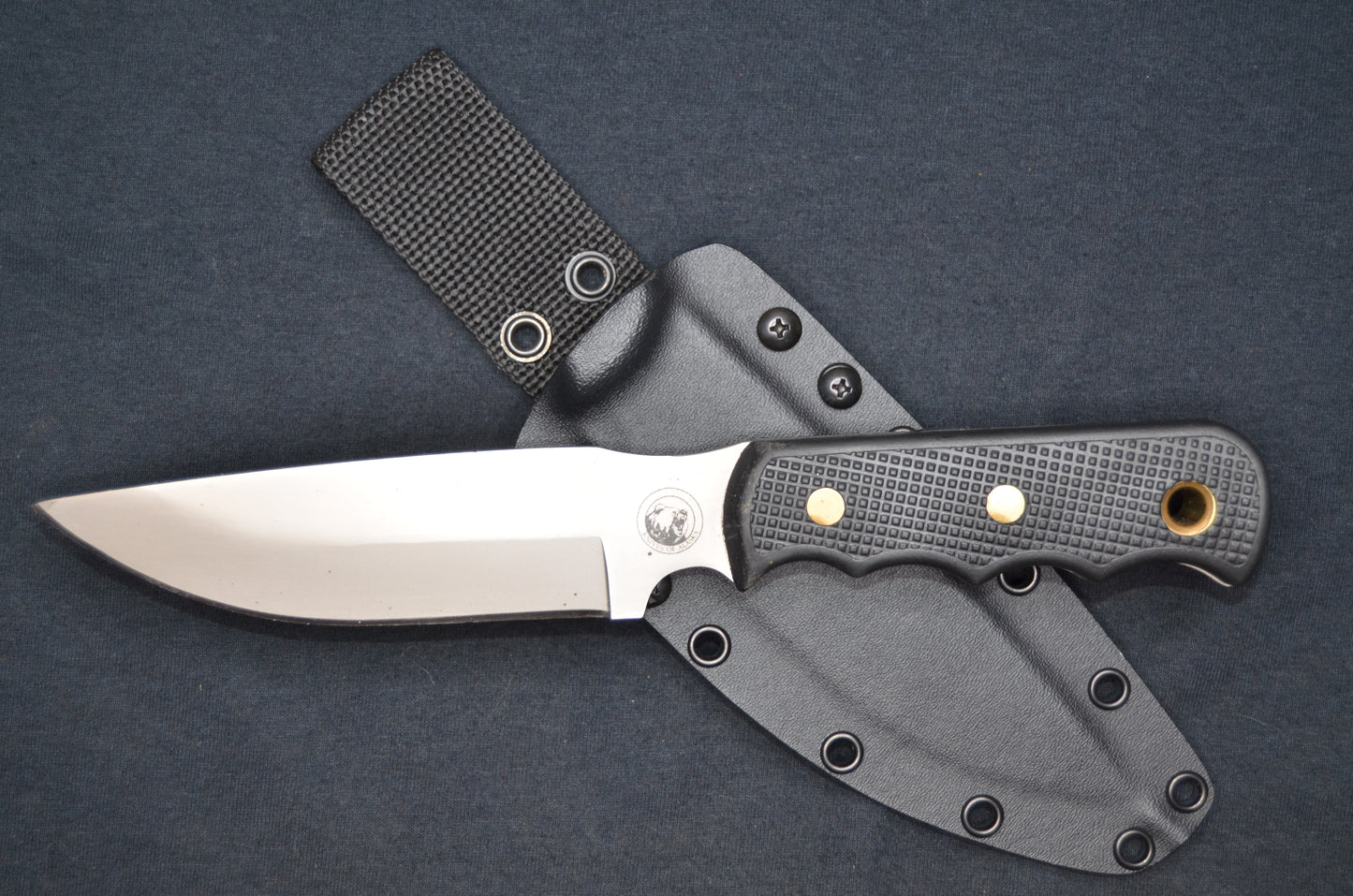 KNIVES OF ALASKA BUSH CAMP CUSTOM KYDEX SHEATH WITH A BELT LOOP AND SINGLE MOLLE LOK (KNIFE NOT INCLUDED)