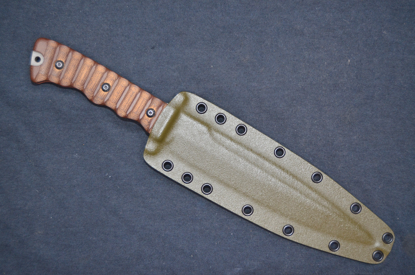 TOPS KNIVES WILD PIG HUNTER ( WPH ) OD GREEN CUSTOM KYDEX SHEATH BY RED HILL SHEATHS