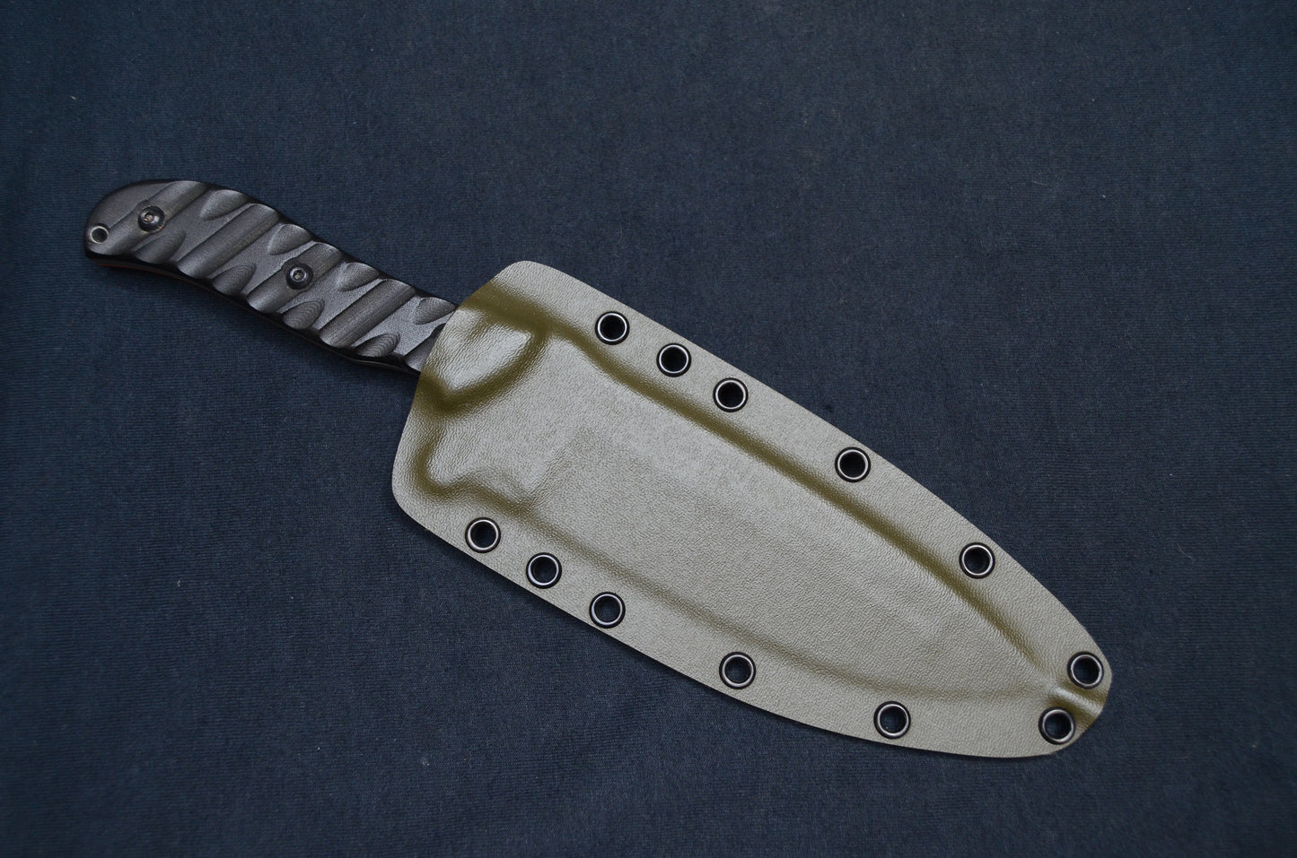 TOPS KNIVES SILENT HERO OD GREEN RED HILL CUSTOM KYDEX SHEATH (KNIFE NOT INCLUDED)
