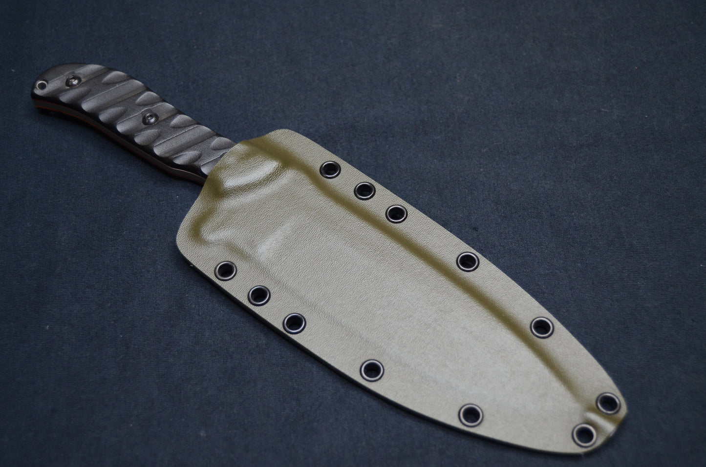 TOPS KNIVES SILENT HERO OD GREEN RED HILL CUSTOM KYDEX SHEATH (KNIFE NOT INCLUDED)