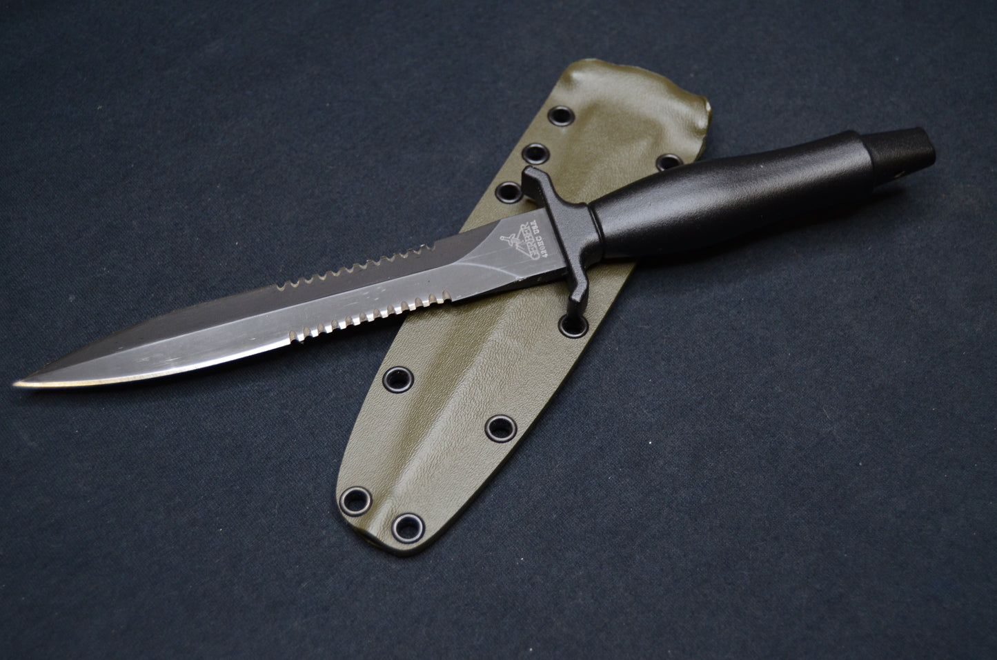 GERBER MARK II OD GREEN CUSTOM KYDEX SHEATH BY RED HILL SHEATHS (KNIFE NOT INCLUDED)