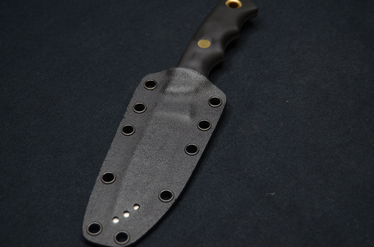 KNIVES OF ALASKA ALPHA WOLF CUSTOM BLACK 2-PIECE KYDEX SHEATH BY RED HILL SHEATHS