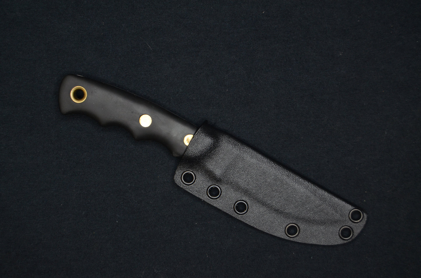 KNIVES OF ALASKA ALPHA WOLF CUSTOM BLACK FOLD-OVER KYDEX SHEATH BY RED HILL SHEATHS