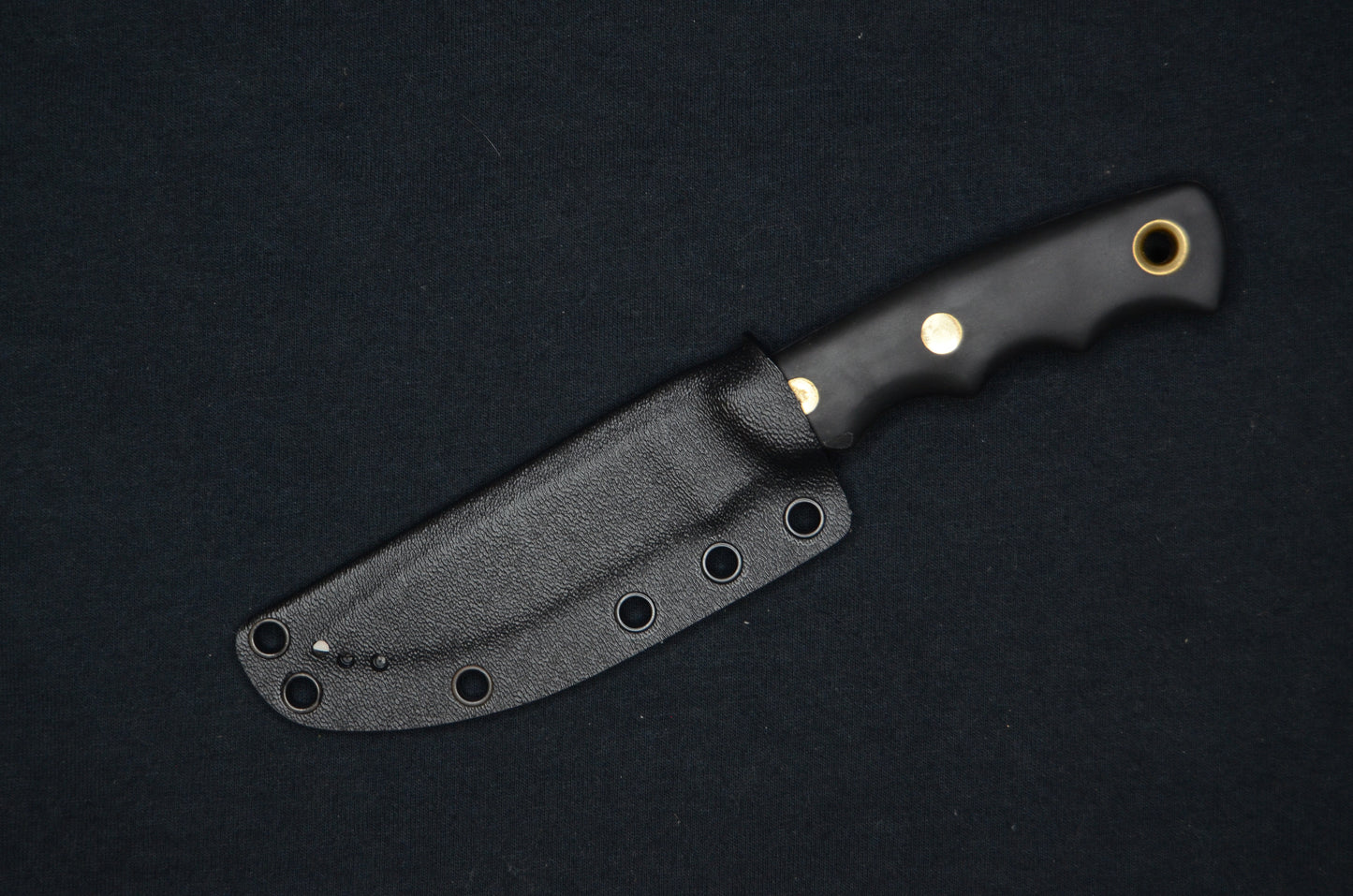 KNIVES OF ALASKA ALPHA WOLF CUSTOM BLACK FOLD-OVER KYDEX SHEATH BY RED HILL SHEATHS
