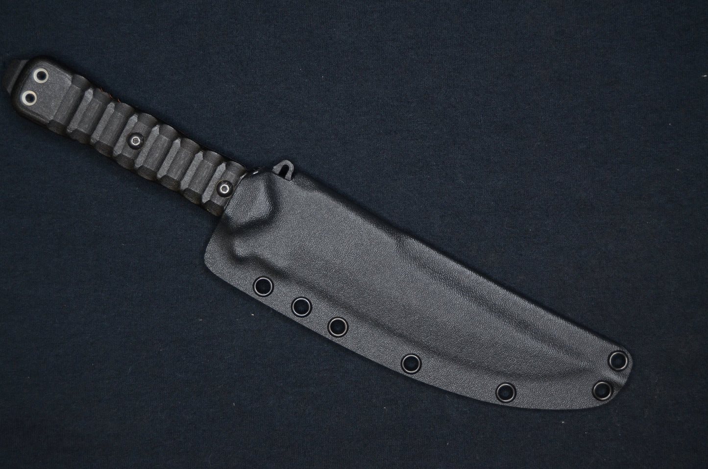 TOPS KNIVES ZERO DARK 30 CUSTOM BLACK FOLD-OVER KYDEX SHEATH BY RED HILL SHEATHS *KNIFE NOT INCLUDED*