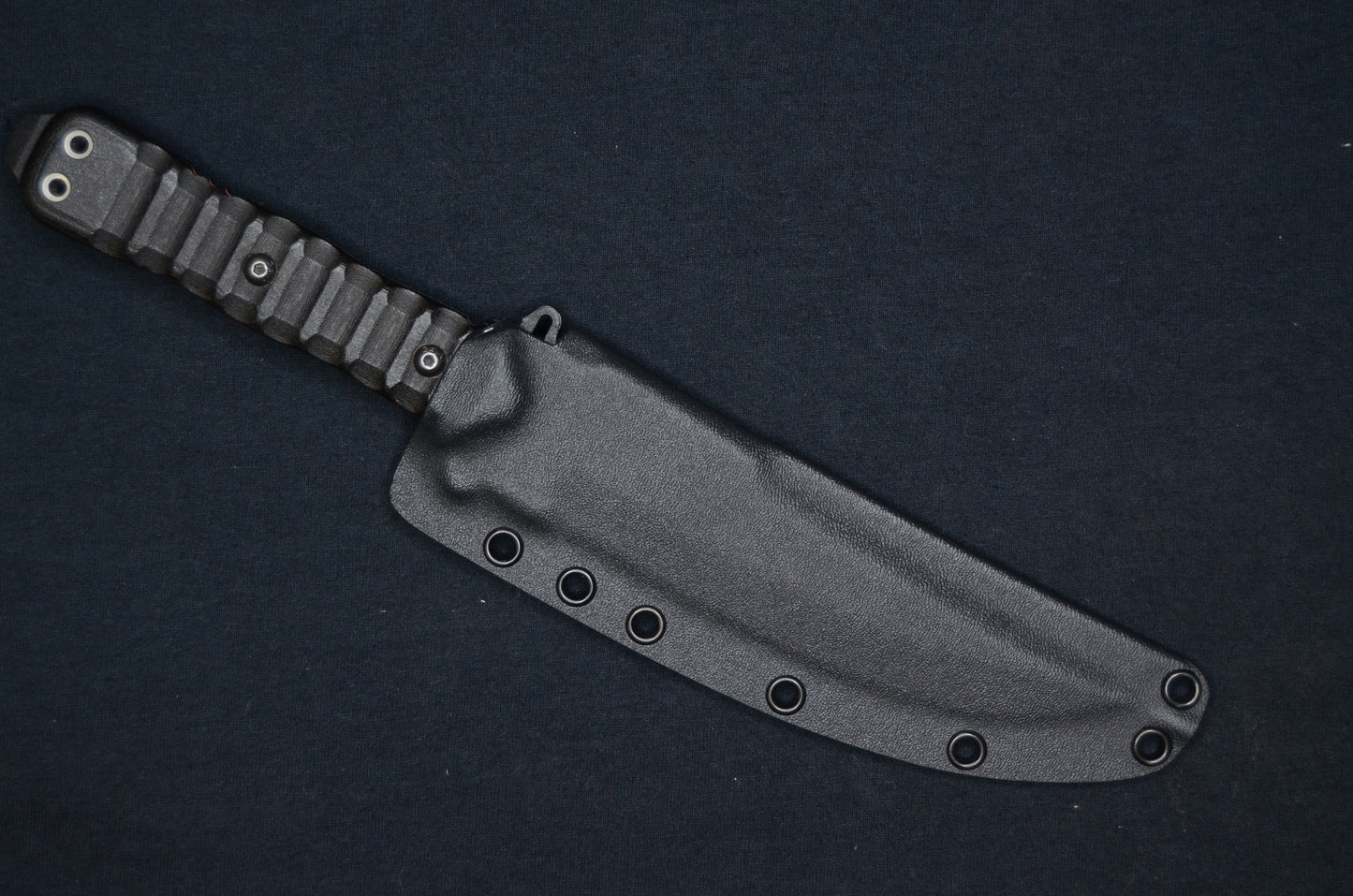 TOPS KNIVES ZERO DARK 30 CUSTOM BLACK FOLD-OVER KYDEX SHEATH BY RED HILL SHEATHS *KNIFE NOT INCLUDED*