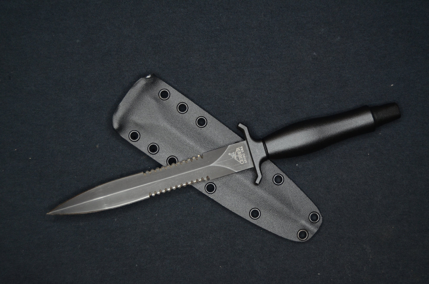 GERBER MARK II CUSTOM BLACK 2-PIECE KYDEX SHEATH BY RED HILL SHEATHS (KNIFE NOT INCLUDED)