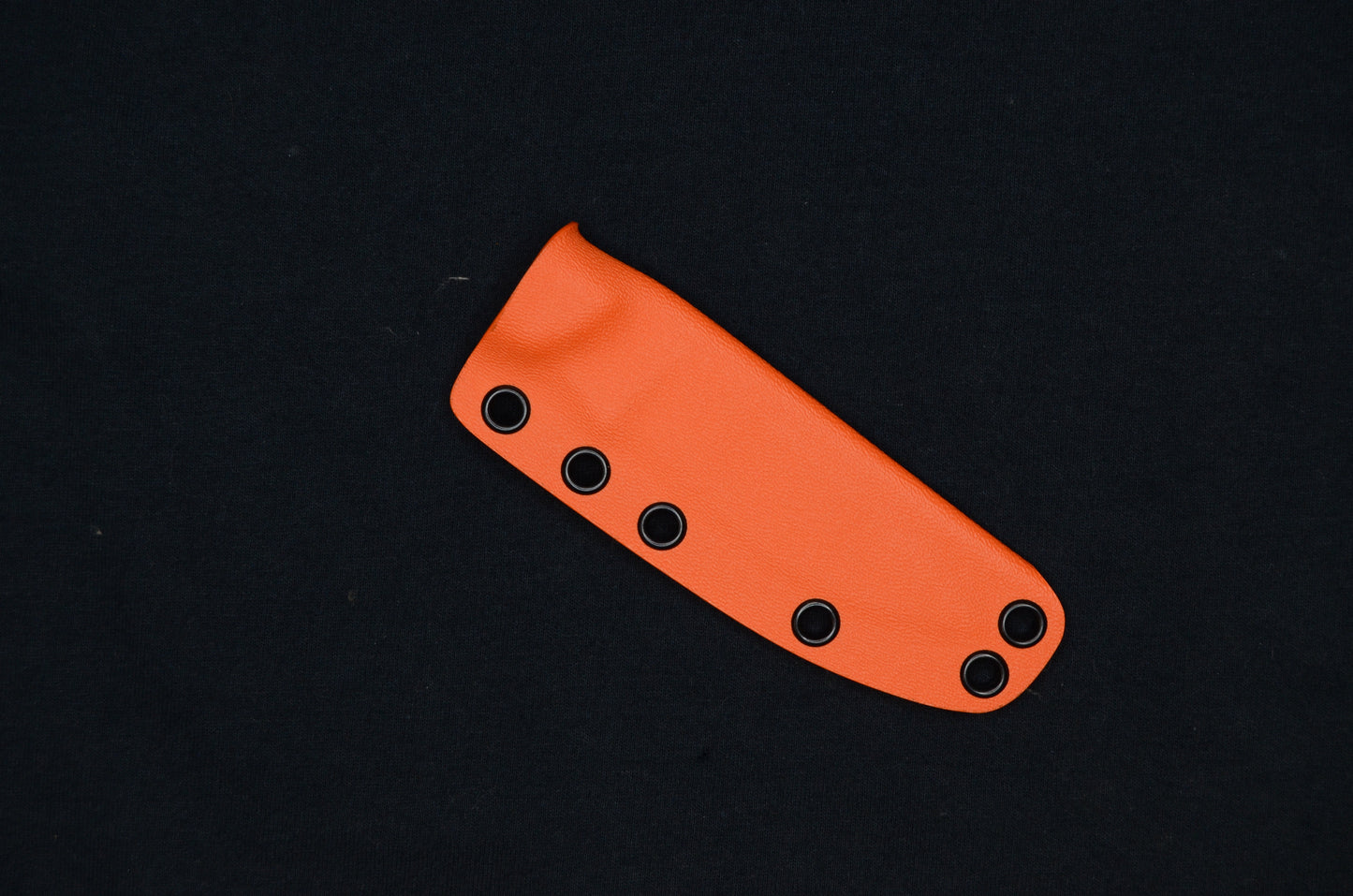 KNIVES OF ALASKA ALPHA WOLF CUSTOM HUNTERS ORANGE FOLD-OVER KYDEX SHEATH BY RED HILL SHEATHS
