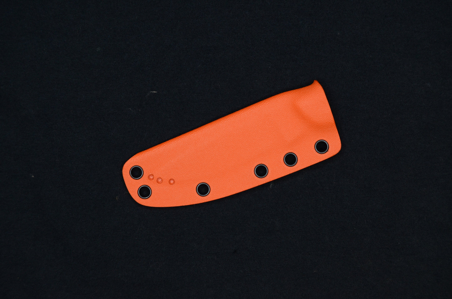 KNIVES OF ALASKA ALPHA WOLF CUSTOM HUNTERS ORANGE FOLD-OVER KYDEX SHEATH BY RED HILL SHEATHS