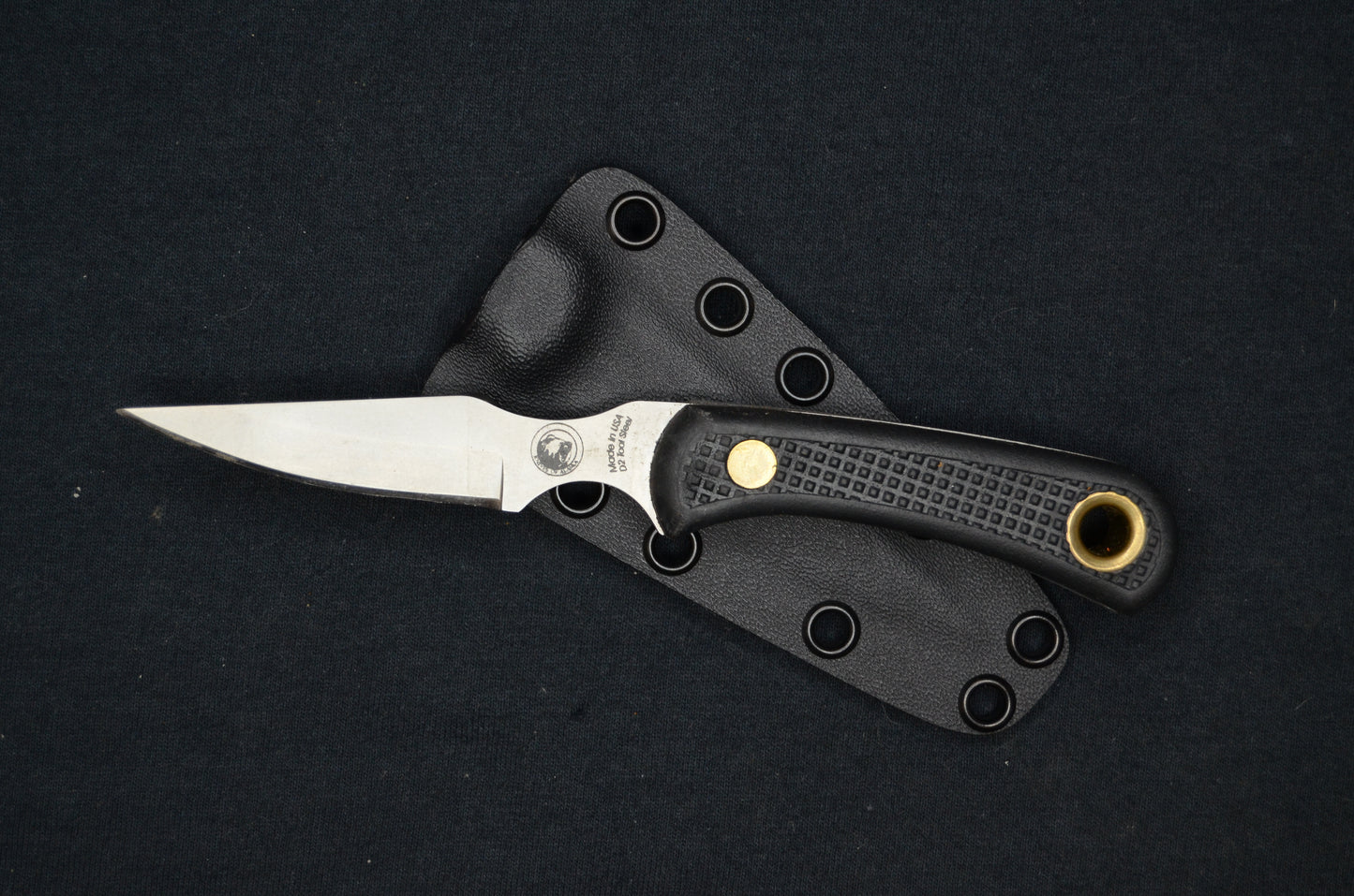 KNIVES OF ALASKA CUB BEAR CUSTOM BLACK 2-PIECE KYDEX SHEATH BY RED HILL SHEATHS