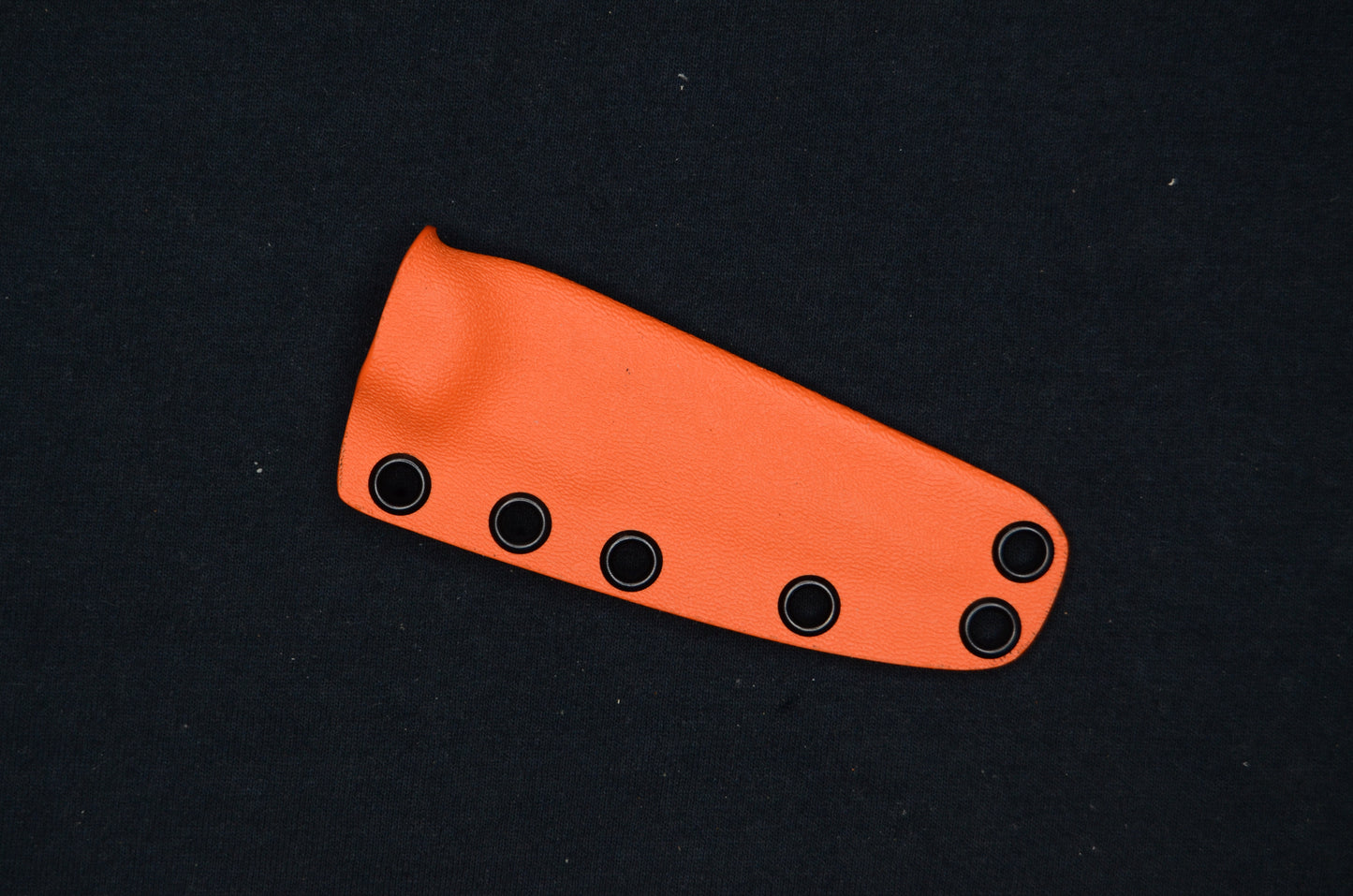 KNIVES OF ALASKA CUB BEAR CUSTOM HUNTERS ORANGE FOLD-OVER KYDEX SHEATH BY RED HILL SHEATHS