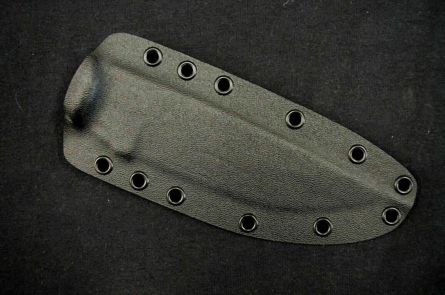 KNIVES OF ALASKA BUSH CAMP CUSTOM *LEFT HANDED* BLACK .093 KYDEX SHEATH BY RED HILL SHEATHS *KNIFE NOT INCLUDED*