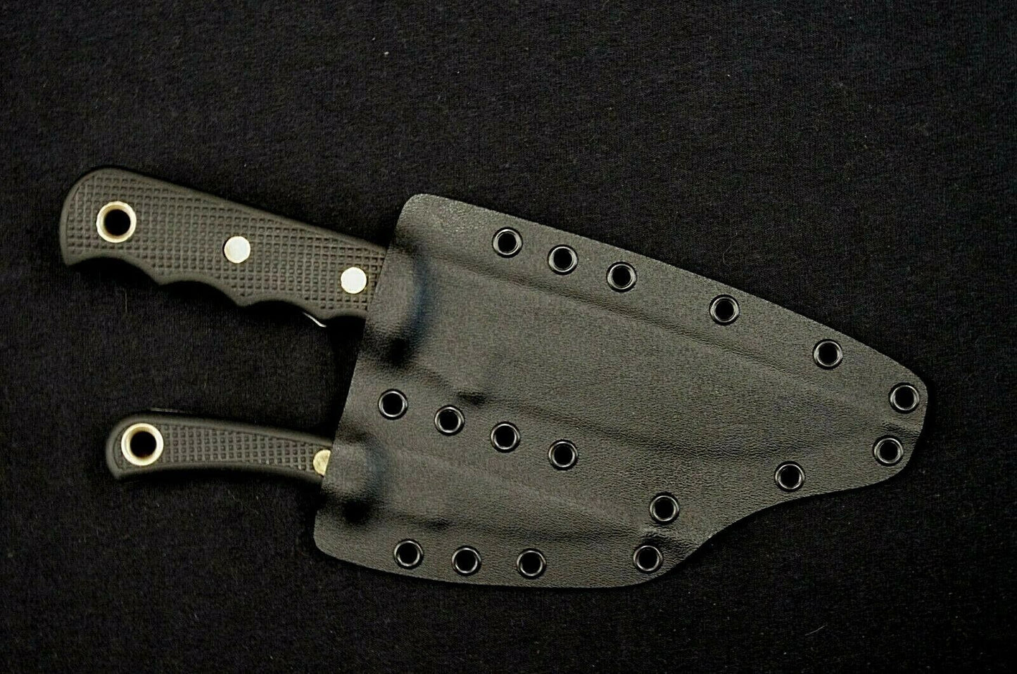 KNIVES OF ALASKA BUSH CAMP CUSTOM KYDEX RED HILL SHEATH W/ TEK-LOK (NO KNIFE)
