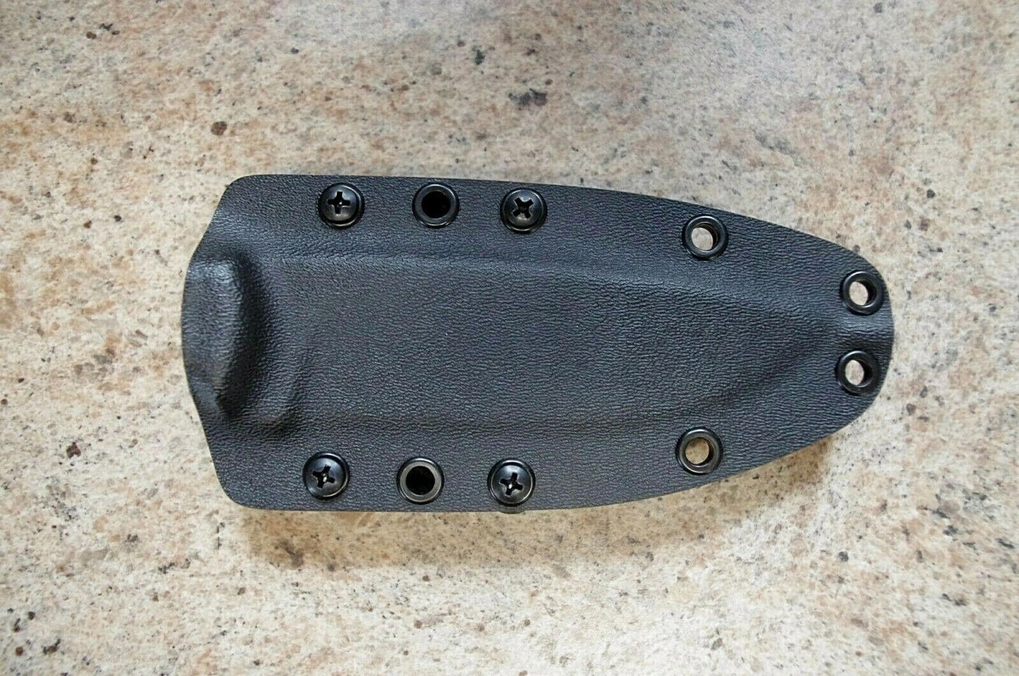 TOPS HOG 4.5 CUSTOM .093 BLACK KYDEX SHEATH W/ MOLLE LOK BY RED HILL SHEATHS **NO KNIFE**