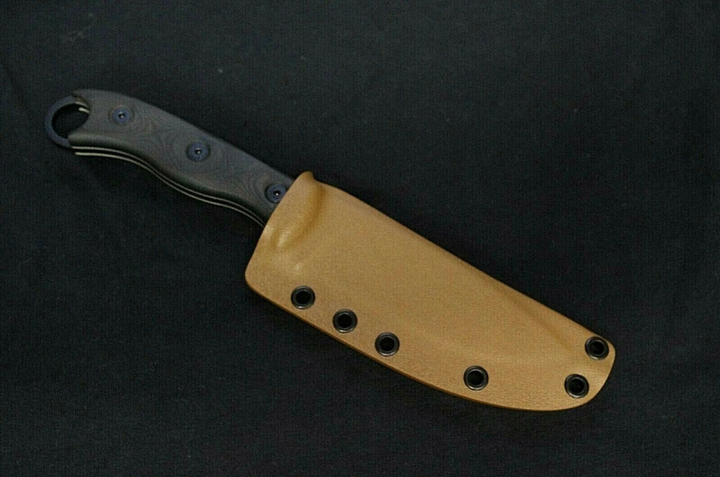 TOPS KNIVES HOG 4.5 CUSTOM .093 COYOTE BROWN KYDEX SHEATH BY RED HILL SHEATHS **KNIFE NOT INCLUDED*
