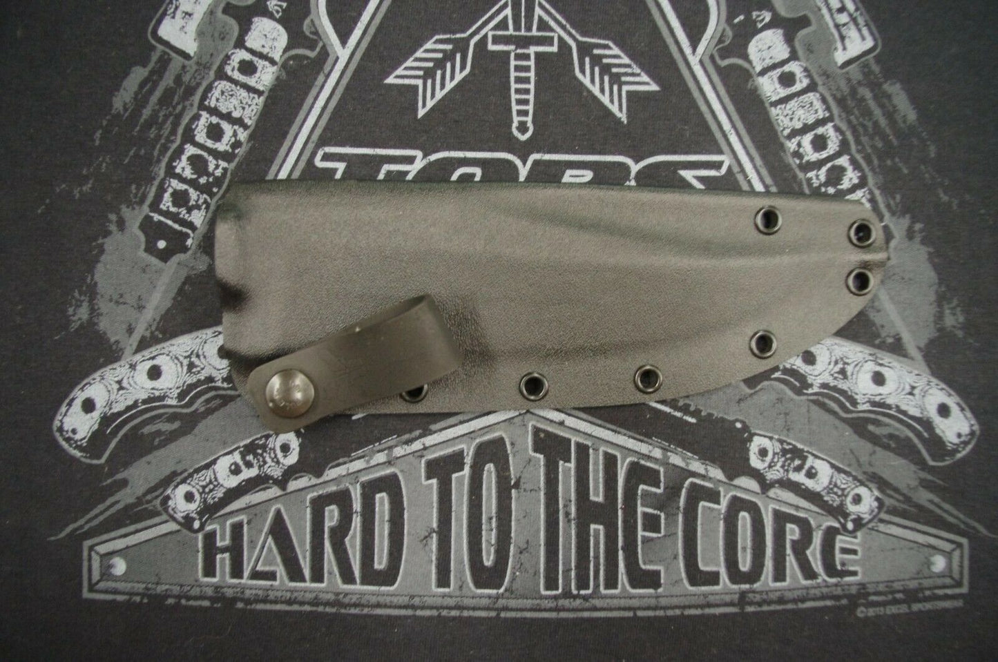 TOPS KNIVES PRATHER WAR BOWIE W/IWB LP CUSTOM KYDEX SHEATH BY RED HILL SHEATHS (KNIFE NOT INCLUDED)
