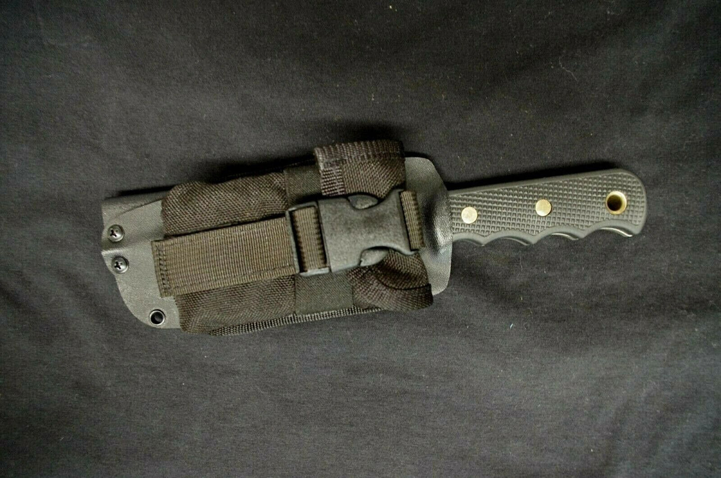 KNIVES OF ALASKA BUSH CAMP CUSTOM KYDEX RED HILL SHEATH W/ TEK-LOK (NO KNIFE)