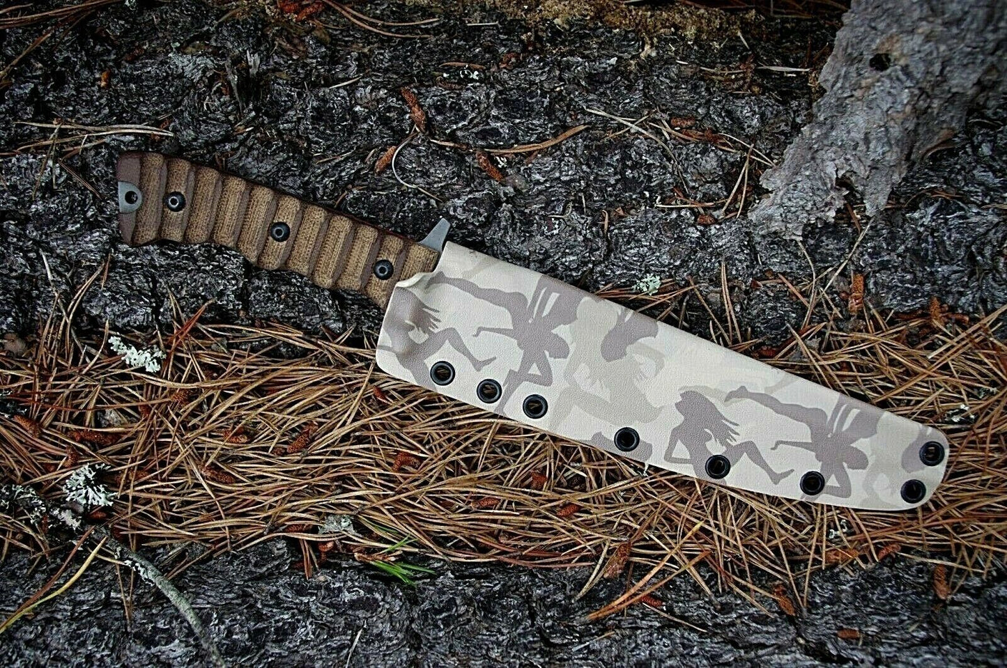 TOPS KNIVES WILD PIG HUNTER CUSTOM KYDEX GIRLZ SHEATH BY RED HILL ***NO KNIFE**
