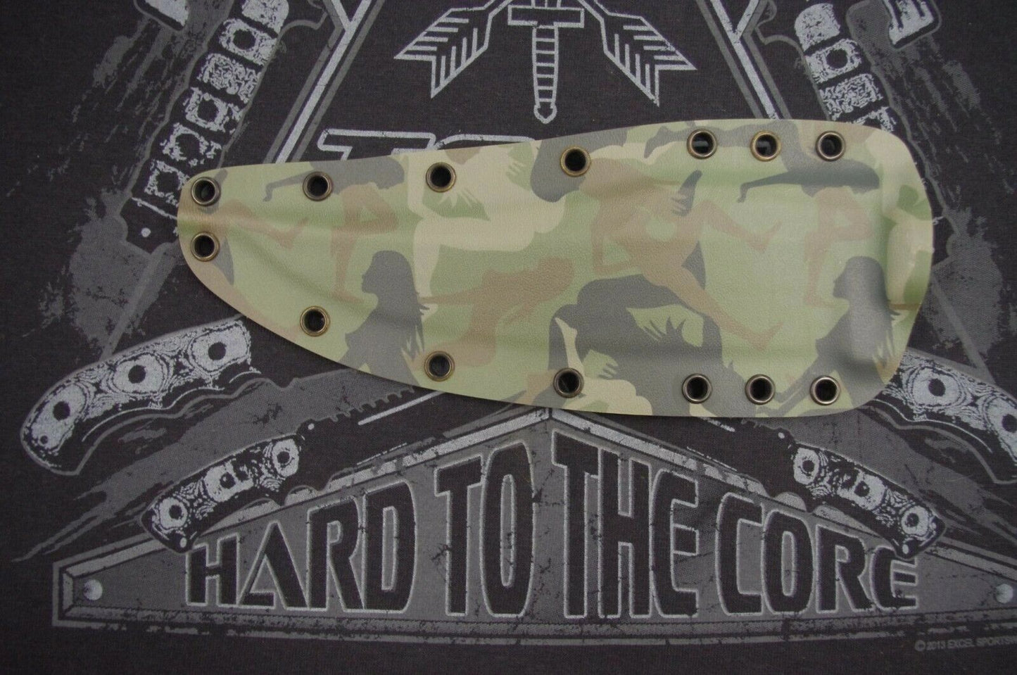 TOPS KNIVES PRATHER WAR BOWIE CUSTOM KYDEX SHEATH BY RED HILL SHEATHS (KNIFE NOT INCLUDED)