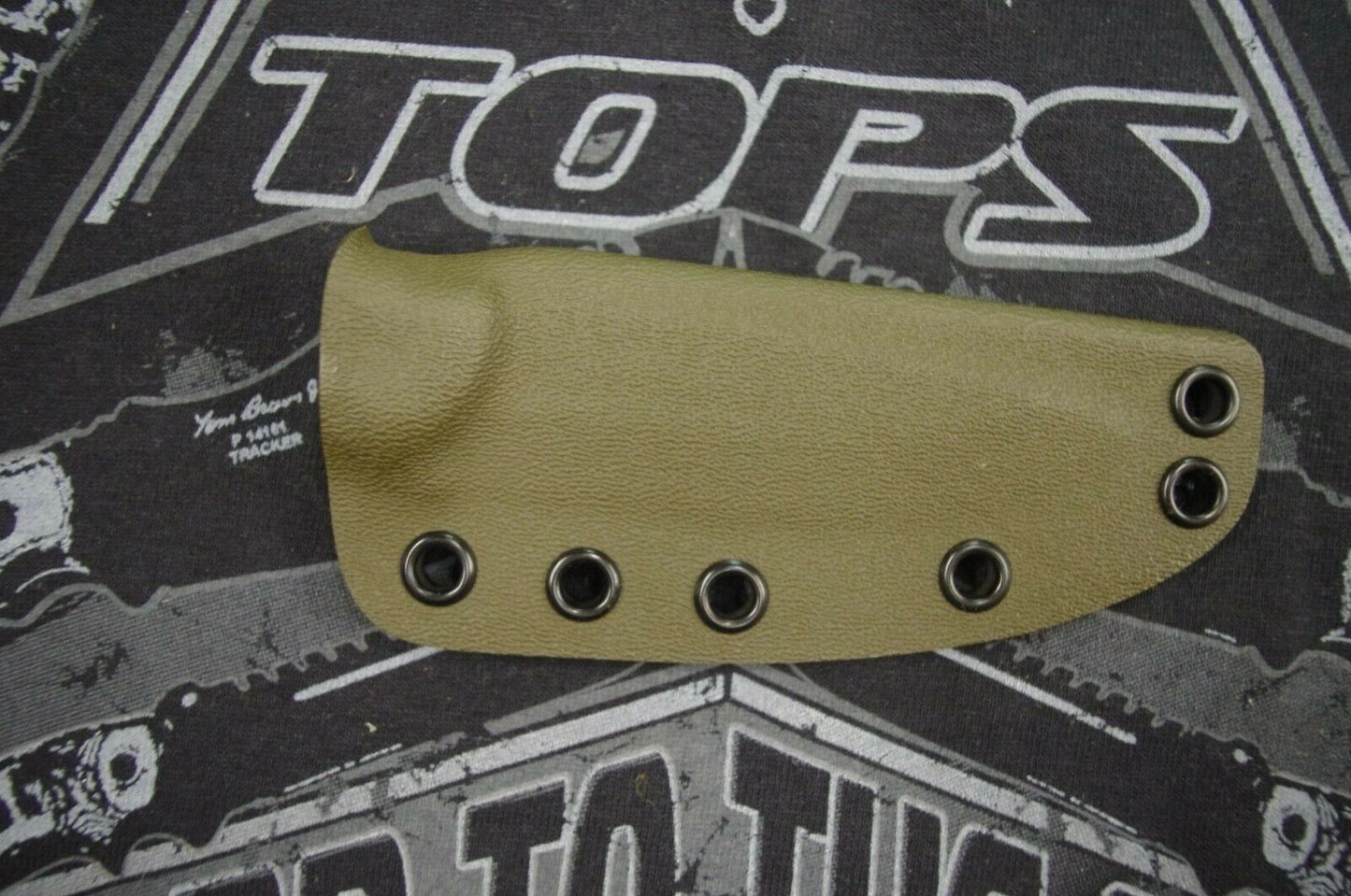 TOPS KNIVES SCANDI TREKKER OD GREEN CUSTOM KYDEX SHEATH BY RED HILL SHEATHS (KNIFE NOT INCLUDED)