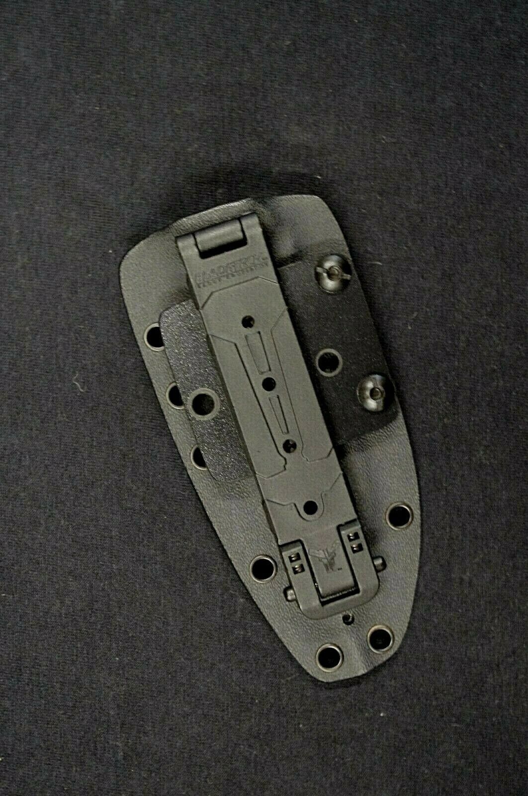 KNIVES OF ALASKA BUSH CAMP CUSTOM KYDEX RED HILL SHEATH W/ TEK-LOK (NO KNIFE)