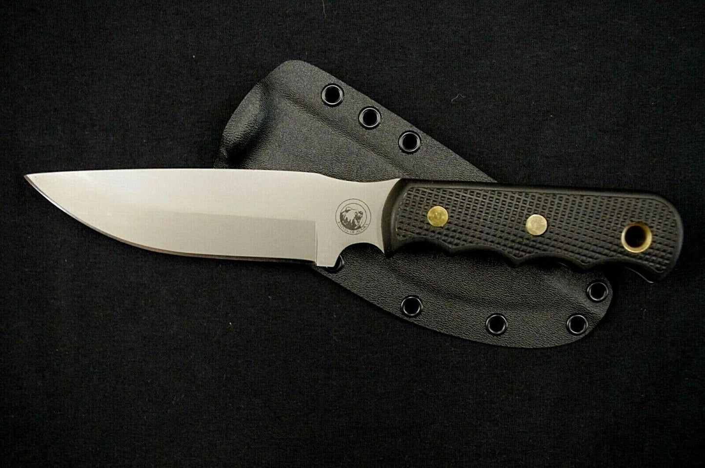 KNIVES OF ALASKA BUSH CAMP CUSTOM BLACK .093 KYDEX SHEATH BY RED HILL SHEATHS *KNIFE NOT INCLUDED*