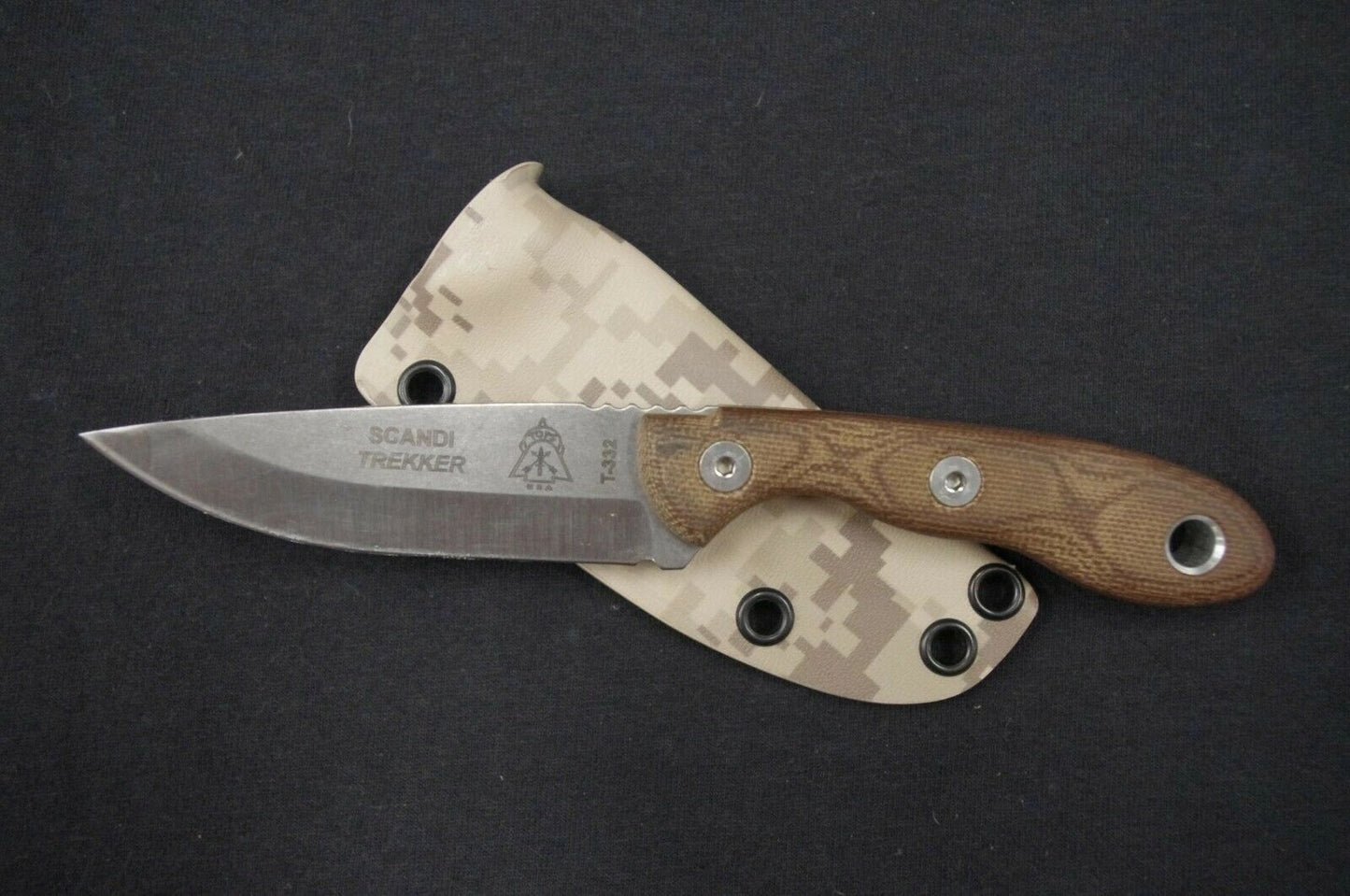 TOPS KNIVES SCANDI TREKKER CUSTOM KYDEX SHEATH BY RED HILL SHEATHS (KNIFE NOT INCLUDED)