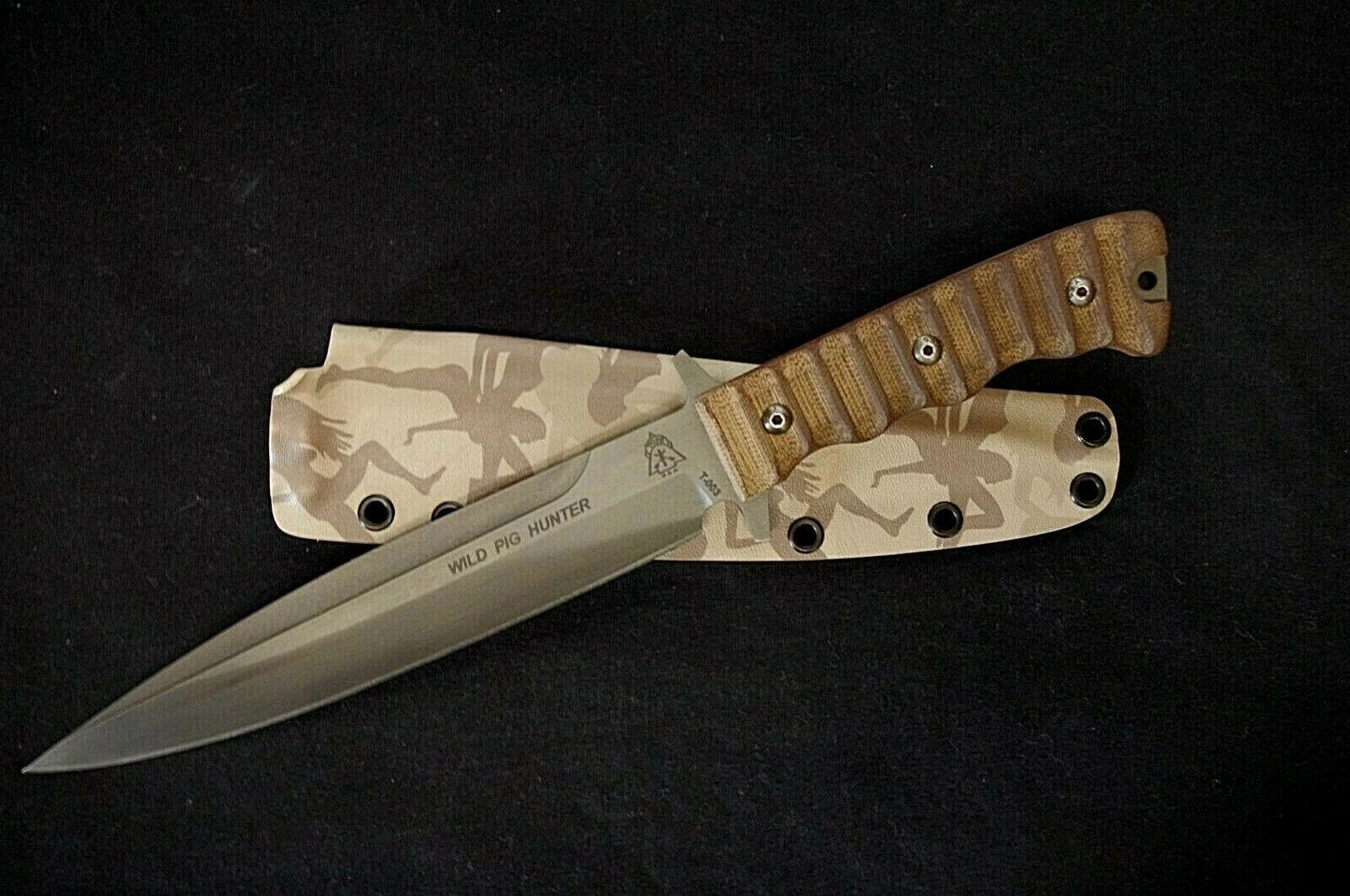TOPS KNIVES WILD PIG HUNTER CUSTOM KYDEX GIRLZ SHEATH BY RED HILL ***NO KNIFE**