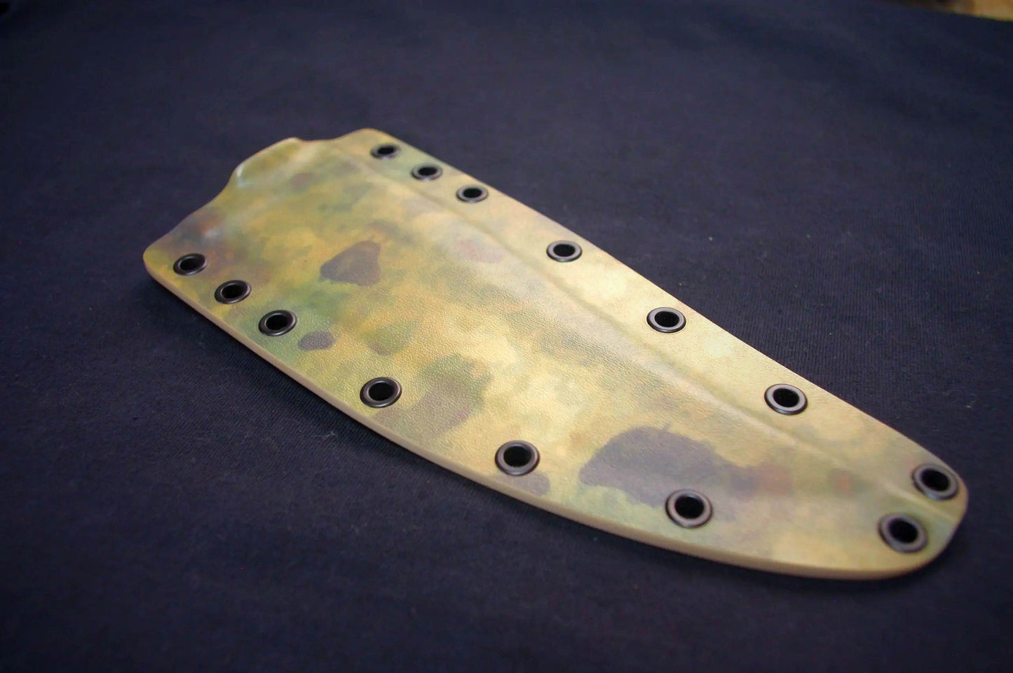 TOPS KNIVES PRATHER WAR BOWIE A-TACS FG CUSTOM KYDEX SHEATH BY RED HILL SHEATHS **NO KNIFE*