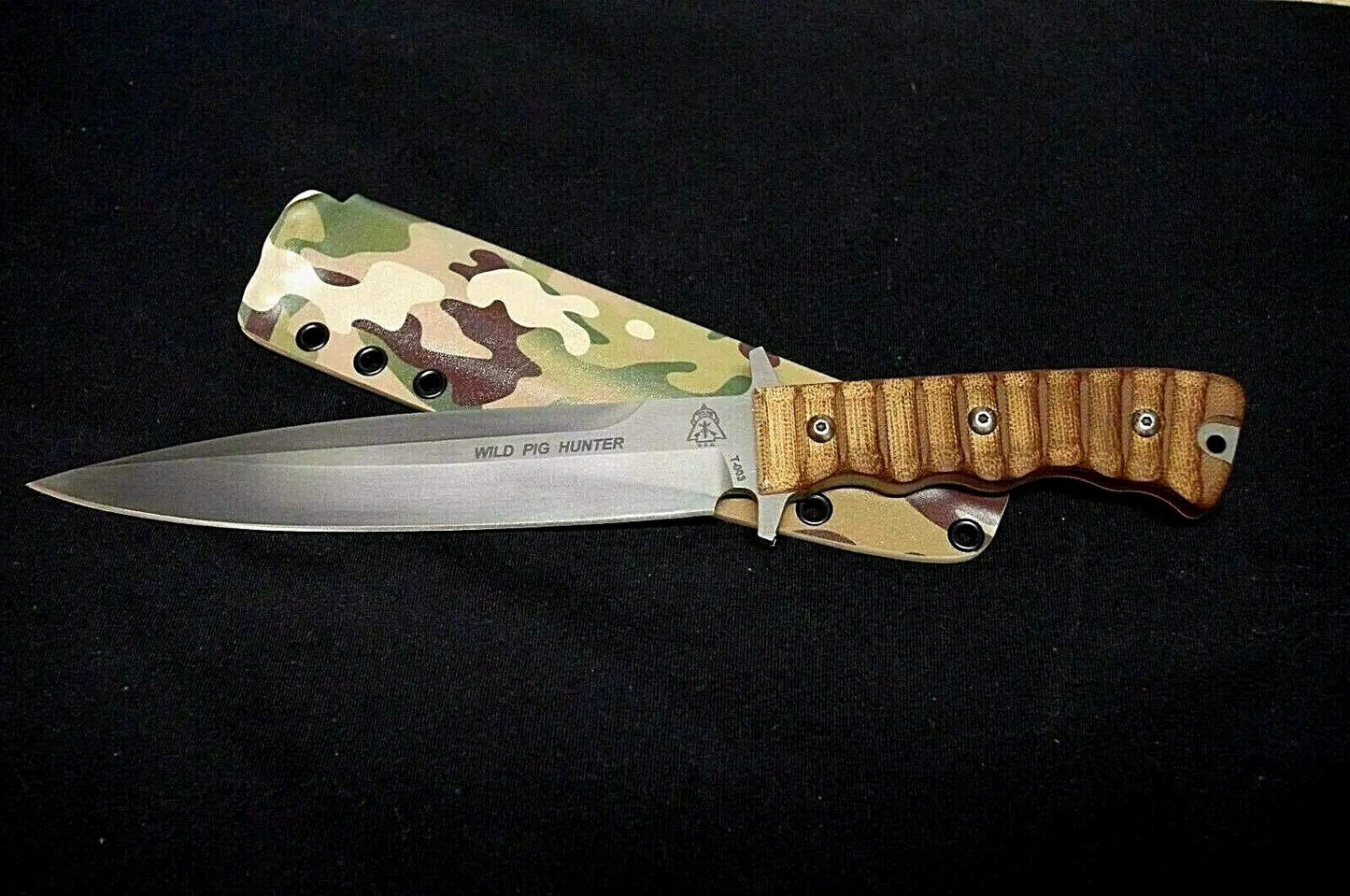 TOPS KNIVES WILD PIG HUNTER CUSTOM KYDEX MULTI CAM ORIGINAL SHEATH BY RED HILL SHEATHS***NO KNIFE**