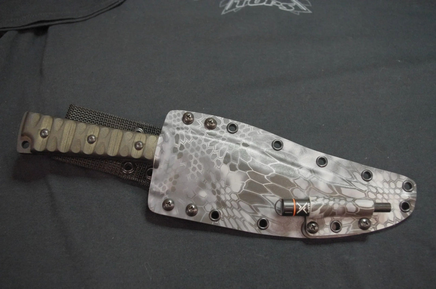 TOPS KNIVES PRATHER WAR BOWIE CUSTOM KYDEX SHEATH BUILT YOUR WAY (KNIFE NOT INCLUDED)