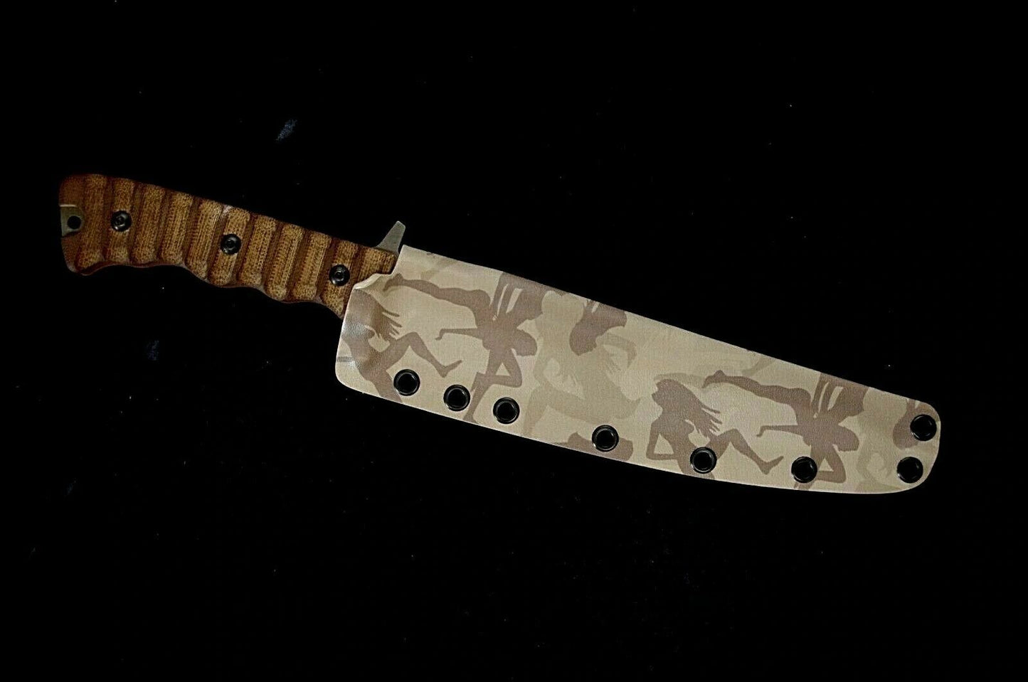 TOPS KNIVES WILD PIG HUNTER CUSTOM KYDEX GIRLZ SHEATH BY RED HILL ***NO KNIFE**