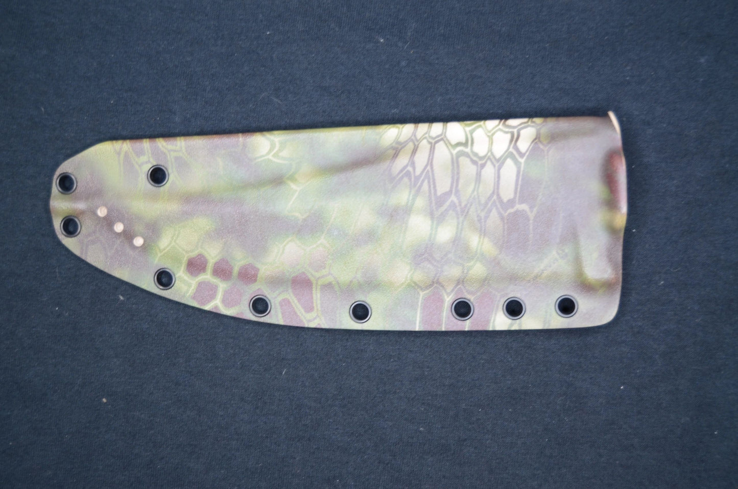TOPS KNIVES PRATHER WAR BOWIE KRYPTEK MANDRAKE RED HILL KYDEX SHEATH (NO KNIFE)
