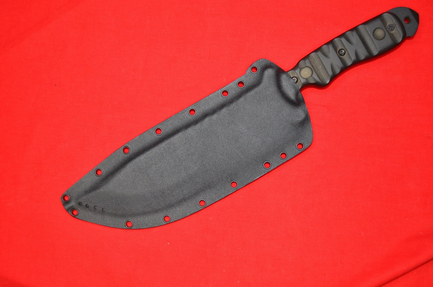 TOPS KNIVES SXB SKULLCRUSHER X-TREME BLADE CUSTOM KYDEX SHEATH BY RED HILL SHEATHS