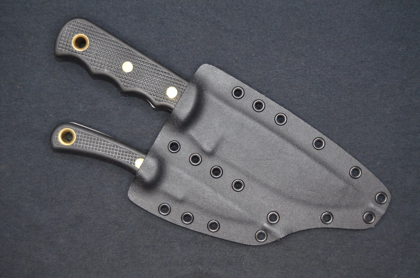 KNIVES OF ALASKA BUSH CAMP & CUB BEAR COMBO CUSTOM KYDEX SHEATH BY RED HILL SHEATHS