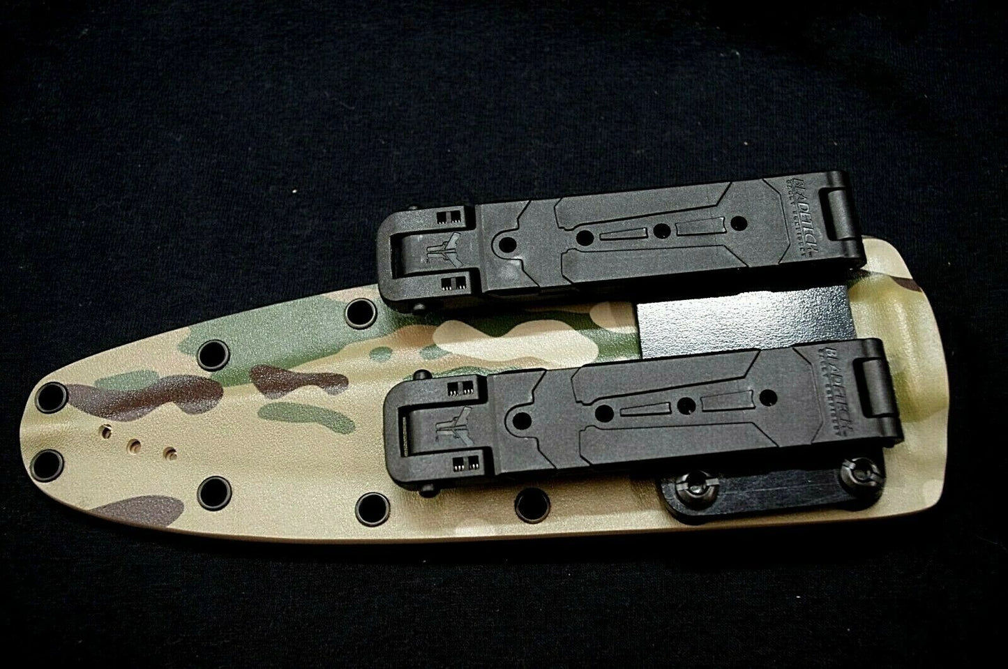 TOPS KNIVES WILD PIG HUNTER CUSTOM KYDEX MULTI CAM ORIGINAL SHEATH BY RED HILL SHEATHS***NO KNIFE**