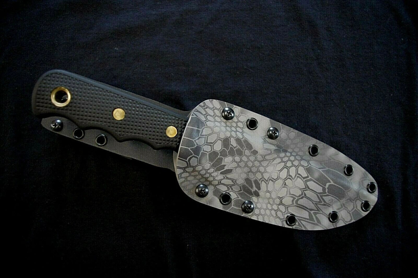 KNIVES OF ALASKA BUSH CAMP CUSTOM KYDEX RED HILL SHEATH W/ TEK-LOK (NO KNIFE)