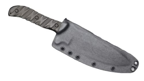 TOPS KNIVES SILENT HERO BLACK FOLD OVER CUSTOM KYDEX SHEATH BY RED HILL SHEATHS