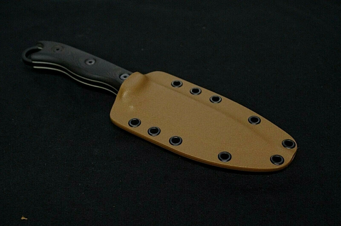 TOPS HOG 4.5 CUSTOM .093 BLACK KYDEX SHEATH W/ IWB LOOP BY RED HILL SHEATHS **NO KNIFE**