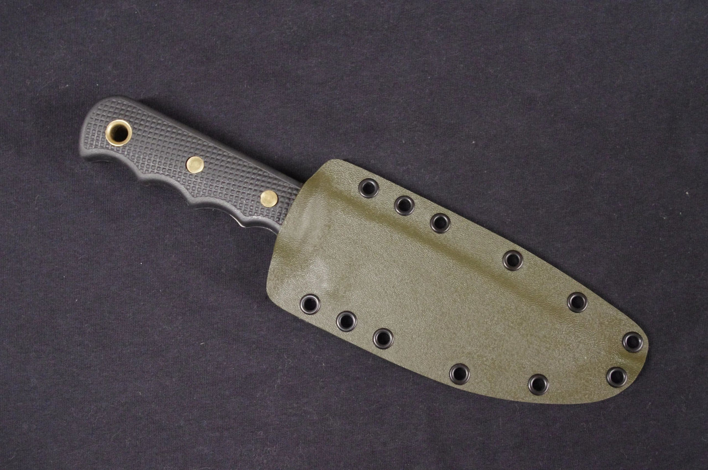 KNIVES OF ALASKA BUSH CAMP CUSTOM KYDEX RED HILL SHEATH (KNIFE NOT INCLUDED)