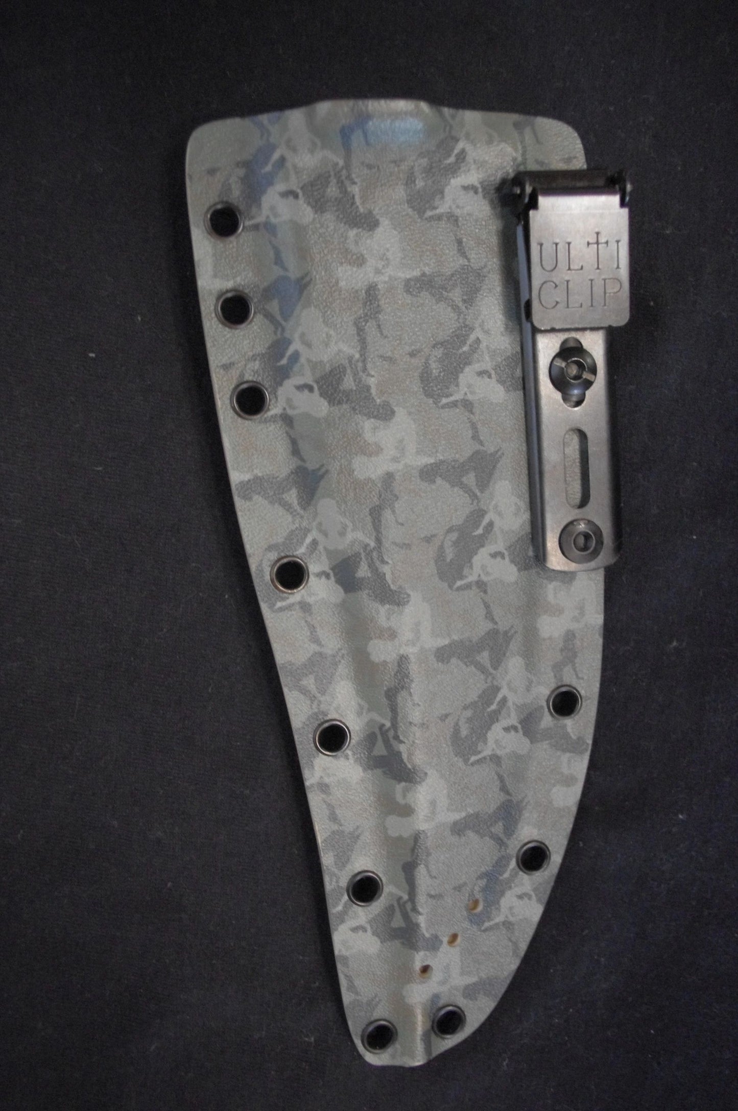 TOPS KNIVES PRATHER WAR BOWIE CUSTOM KYDEX SHEATH FOREST MINI GIRLZ W/ 3+ ULTI CLIP BY RED HILL SHEATHS