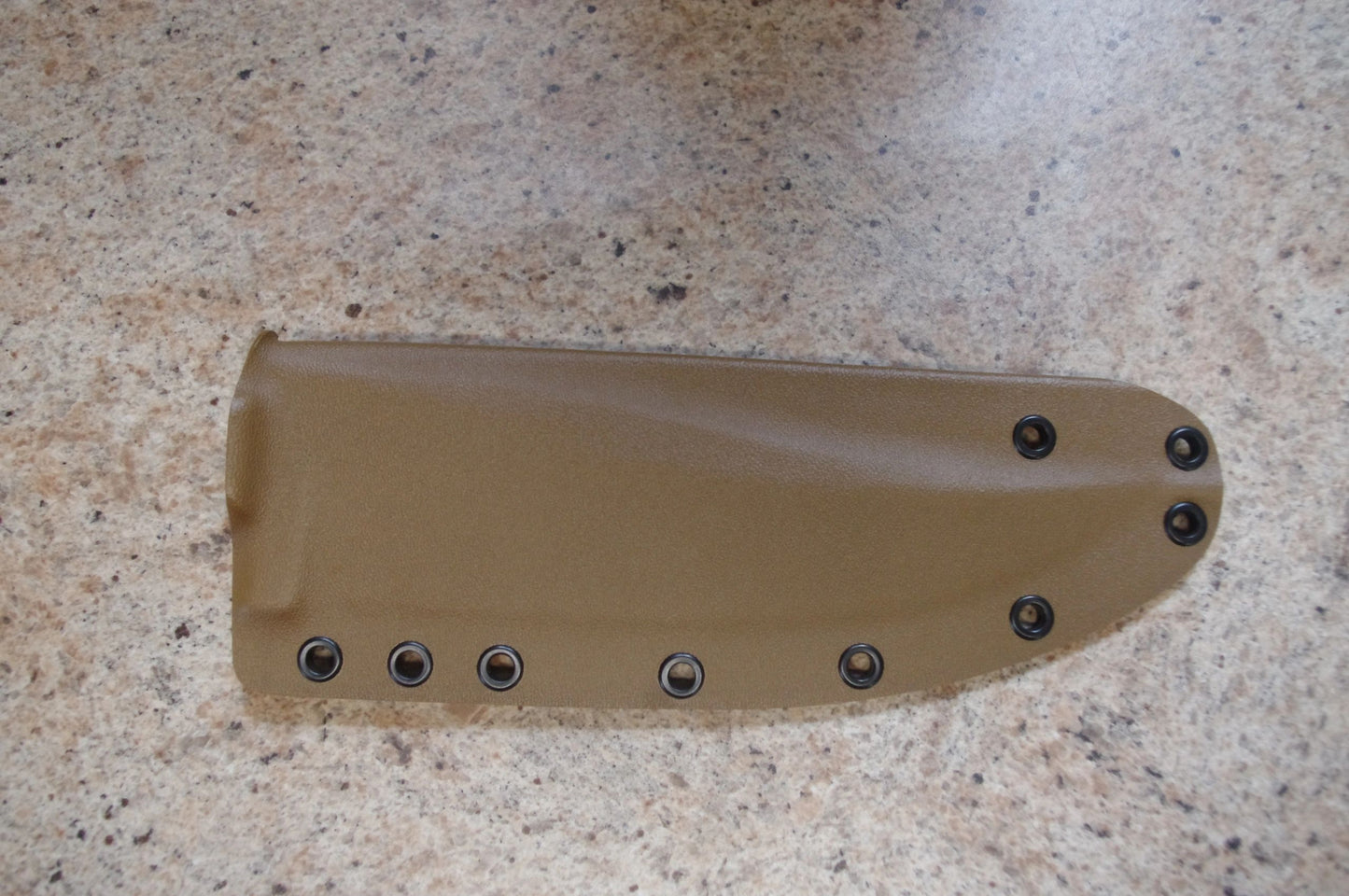 TOPS KNIVES PRATHER WAR BOWIE CUSTOM COYOTE BROWN KYDEX SHEATH BY RED HILL SHEATHS