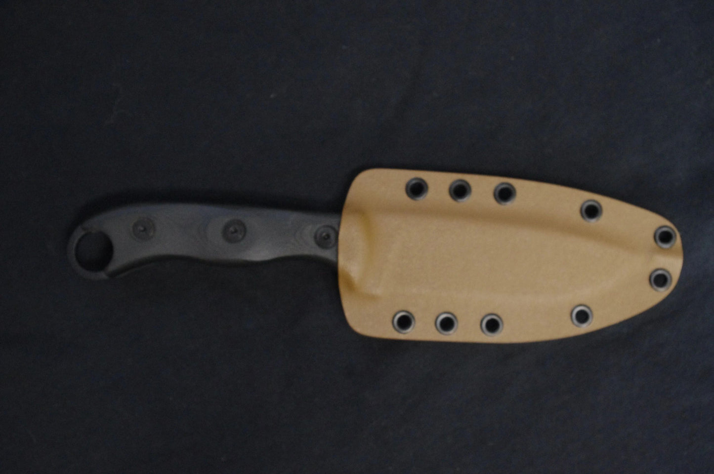 TOPS KNIVES HOG 4.5 CUSTOM .093 COYOTE BROWN KYDEX SHEATH BY RED HILL SHEATHS **KNIFE NOT INCLUDED**