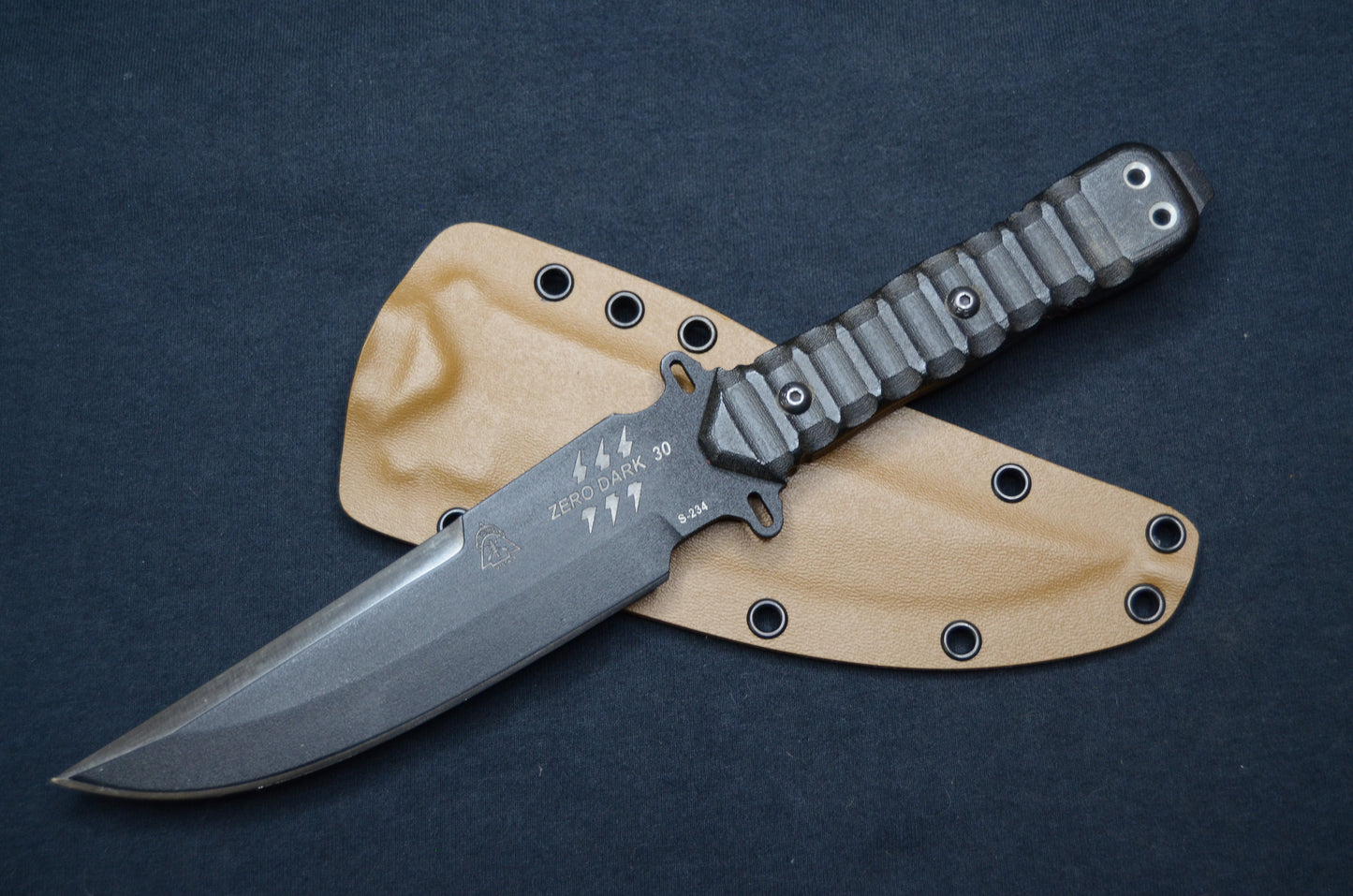 TOPS KNIVES ZERO DARK 30 CUSTOM COYOTE BROWN .093 KYDEX SHEATH BY RED HILL SHEATHS *KNIFE NOT INCLUDED*