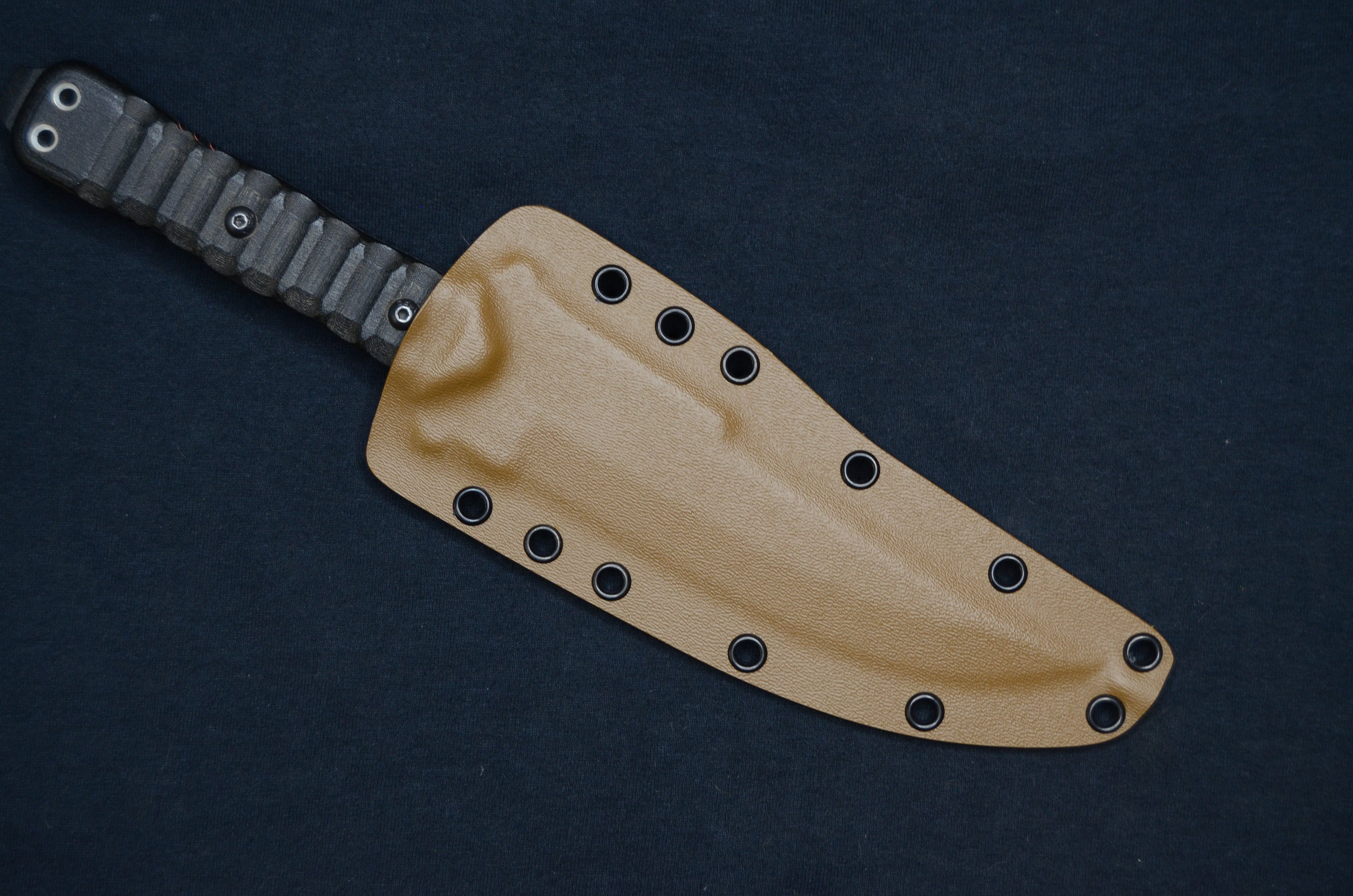 TOPS KNIVES ZERO DARK 30 CUSTOM COYOTE BROWN .093 KYDEX SHEATH BY RED ...