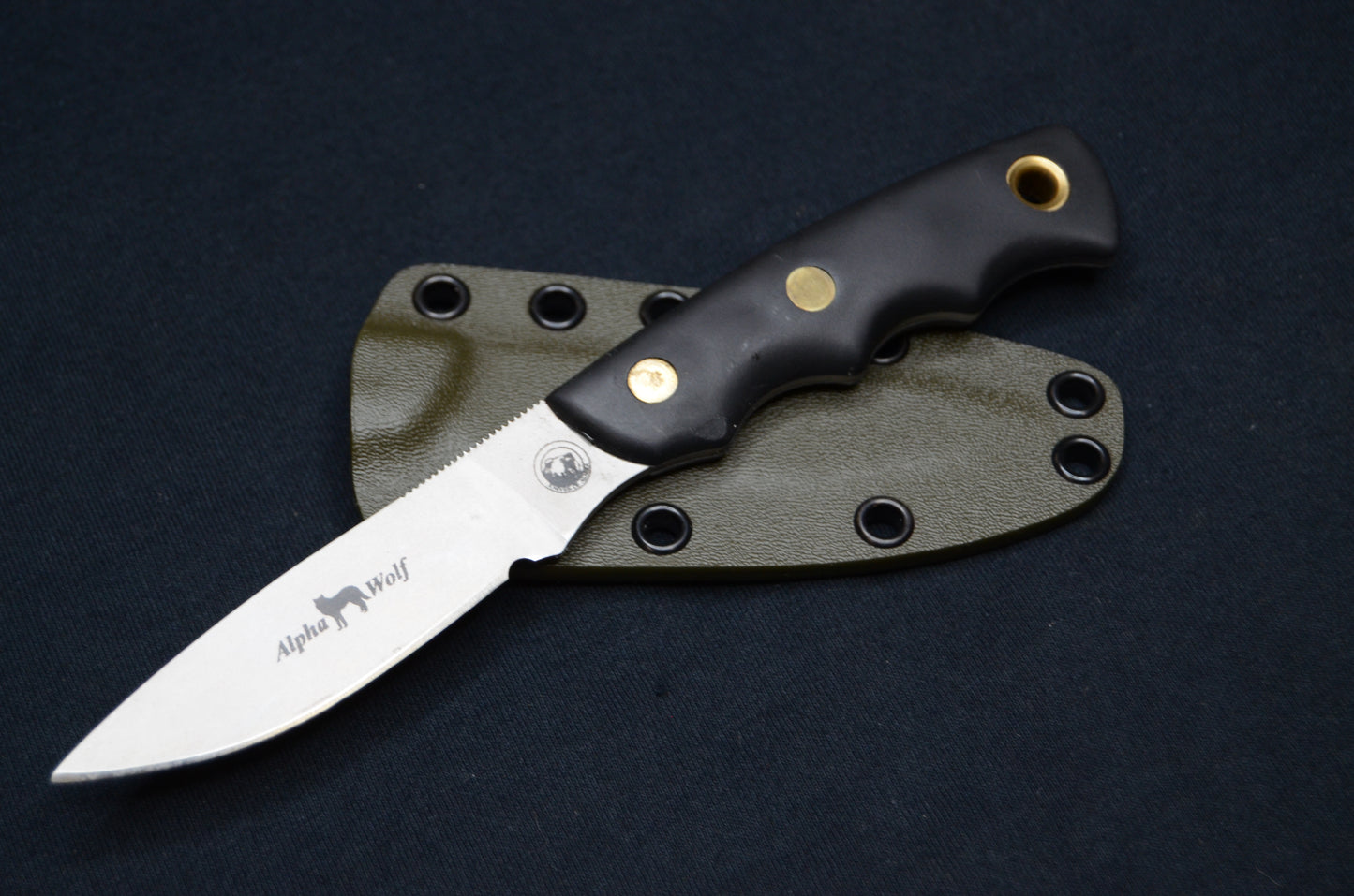 KNIVES OF ALASKA ALPHA WOLF CUSTOM OD 2-PIECE KYDEX SHEATH BY RED HILL SHEATHS