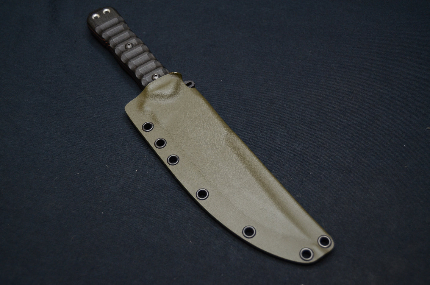 TOPS KNIVES ZERO DARK 30 CUSTOM OD FOLD-OVER KYDEX SHEATH BY RED HILL SHEATHS *KNIFE NOT INCLUDED*