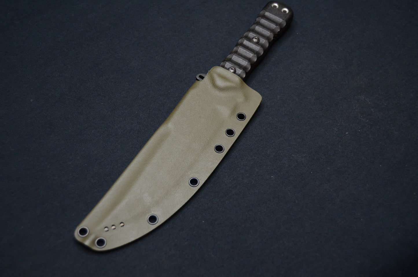 TOPS KNIVES ZERO DARK 30 CUSTOM OD FOLD-OVER KYDEX SHEATH BY RED HILL SHEATHS *KNIFE NOT INCLUDED*