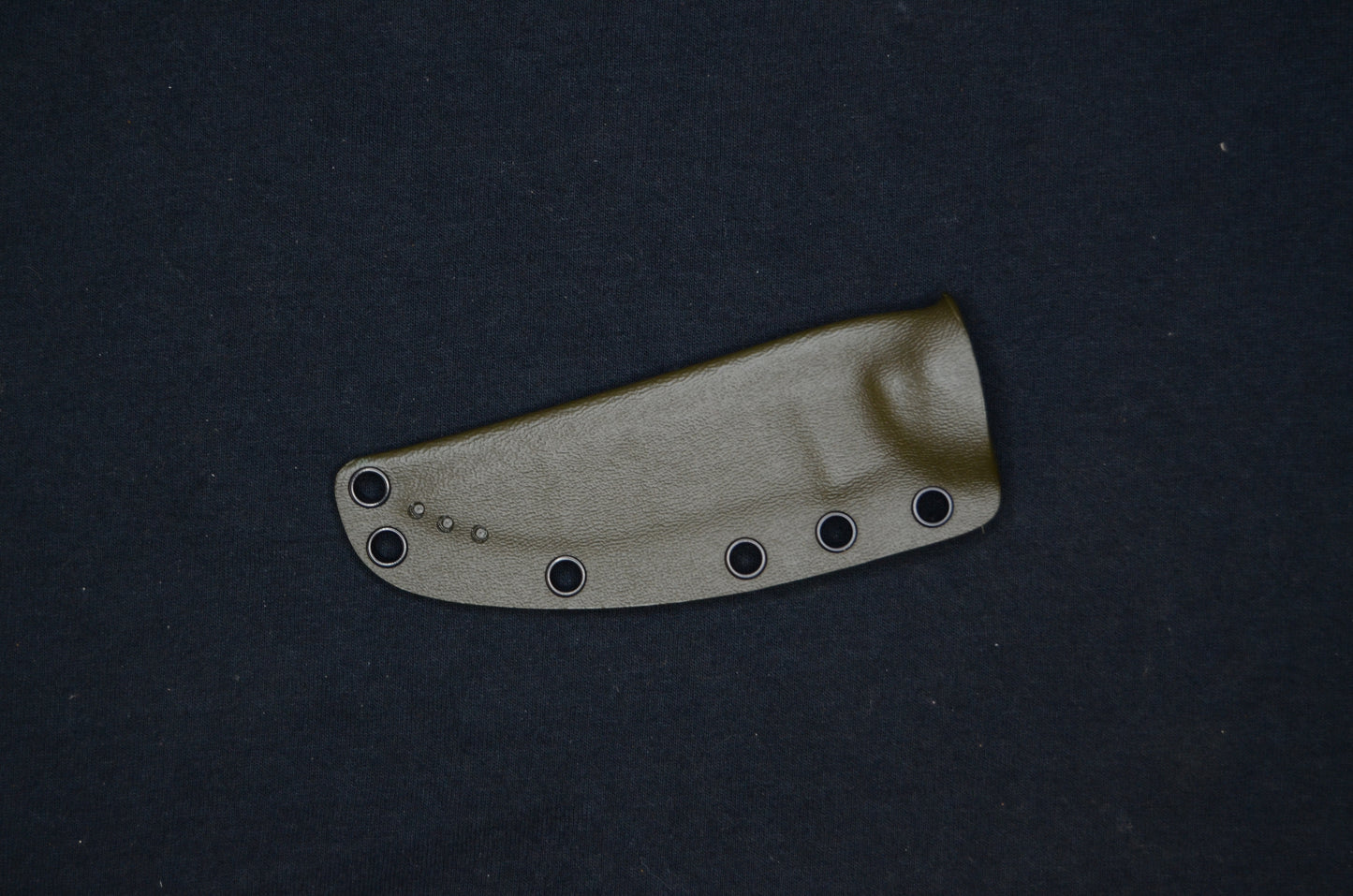 KNIVES OF ALASKA ALPHA WOLF CUSTOM OD GREEN FOLD-OVER KYDEX SHEATH BY RED HILL SHEATHS